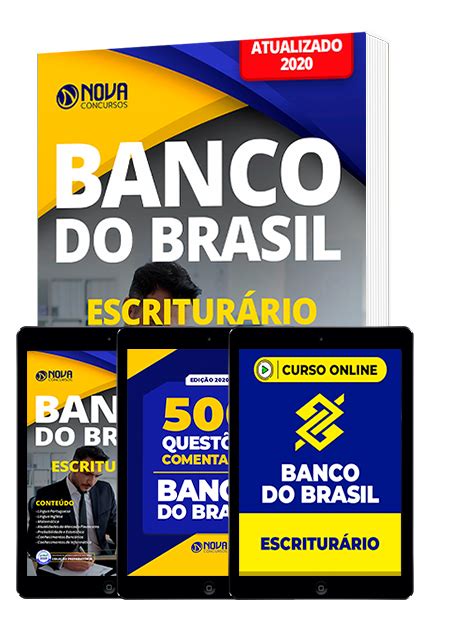 Atendimento pessoal e telefônico, lançamento de dados no sistema Kit Aprovação Banco do Brasil - Escriturário