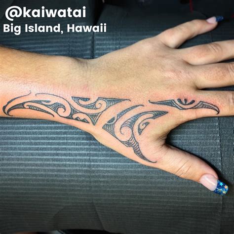 Tribal Arm Tattoo Hand