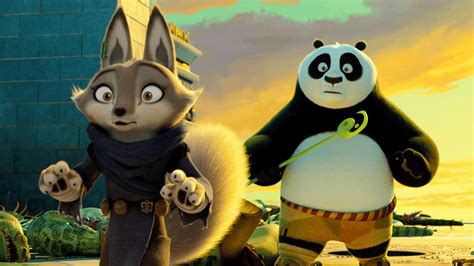 Kung Fu Panda 4 Official Zhen And Po Break Into The Chameleons