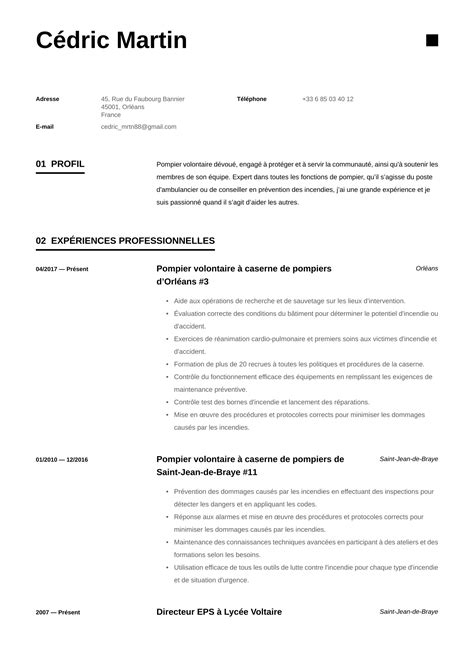 Lettre De Motivation Pompier Volontaire Exemple Lettre De Motivation