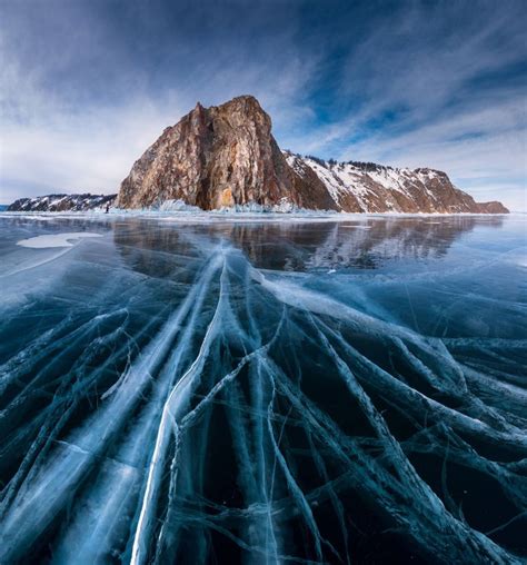 Stunning Photographs Of Frozen Lake Baikal In Siberia Russia Will