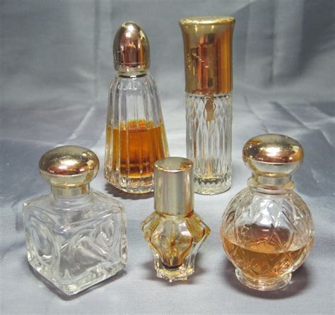 Vintage Avon Perfume Bottle Assortment 5 Bottles