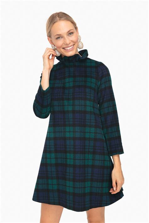 Outfit Tuckernuck Plaid Dress Black Watch Full Plaid T Shirt A Line