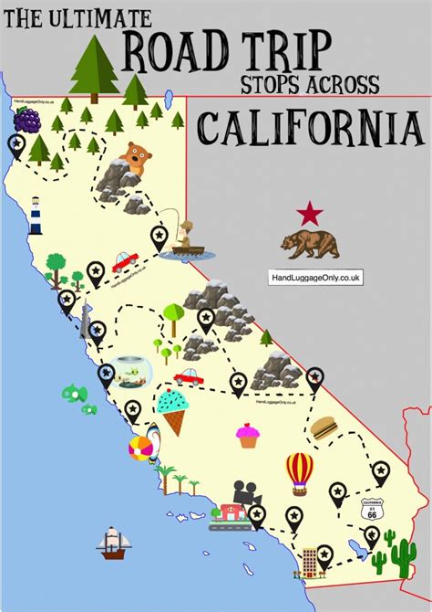 Map Of Northern California Coastal Towns Secretmuseum California