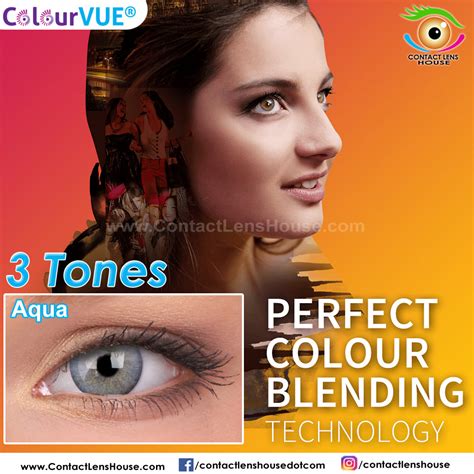 Colourvue 3 Tones Aqua Colored Contacts Lenses