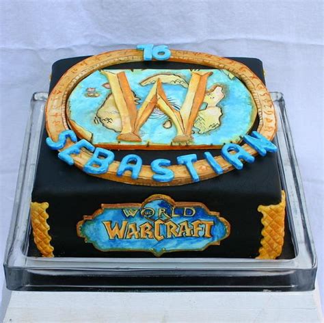 Handpainted World Of Warcraft Cake Decorated Cake By Cakesdecor