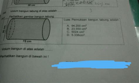 Tabung terbuka adalah sebuah tabung yang salah satu sisi alasnya atau sisi atapnya terbuka dan bahkan keduanya antara sisi alas dan sisi atapnya juga terbuka. berapa luas permukaan dan Volume tabung?(Diameter: 20 cm ...