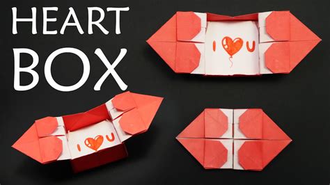 How To Make Origami Heart Box With Message Yakomoga Mothers Day