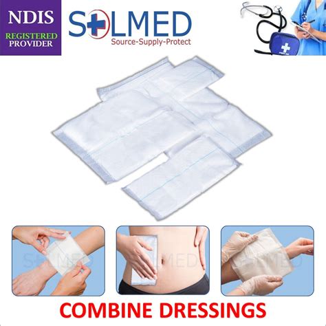 Multigate Combine Wound Dressing Sterile First Aid 10cm X 12cm X 5 Pac