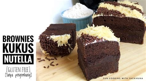 Cara membuat cake melon kukus : GLUTEN FREE BROWNIES KUKUS NUTELLA * NUTELLA STEAM CAKE ...