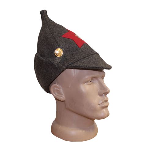 Soviet Rkka Infantry Red Army Woolen Winter Hat Budenovka With Earflaps