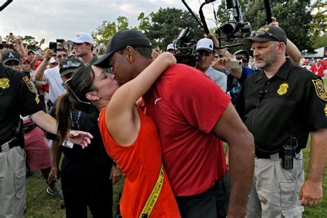 Tiger Woods And Girlfriend Erica Herman Pack On The Pda After His Big
