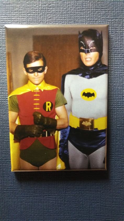Batman And Robin Fridge Magnet 2 X 3 Inch Etsy