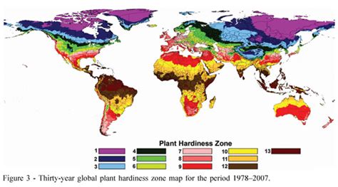 Temperate Climate Permaculture Plant Hardiness Zones Maps For The World