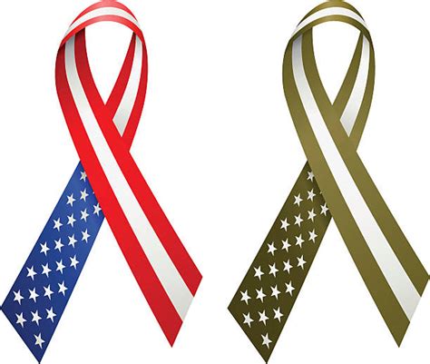 Clip Art Of A Red White And Blue Ribbons Illustrations Royalty Free