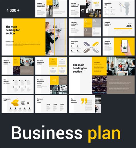 20 Business Plan Powerpoint Designs And Templates Psd Ai