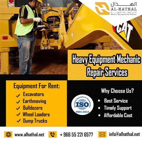 Heavy Equipment Mechanic Services Al Hathal