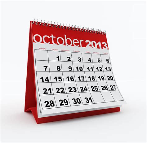110 2013 October Calendar Stock Photos Pictures And Royalty Free Images