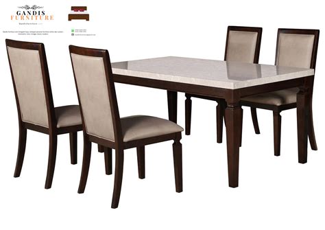 meja makan minimalis marmer  kursi furniture marmer terbaru