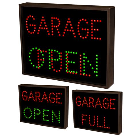 Outdoor Led Sign Garage Open Full Led Parking Lot Sign 5108