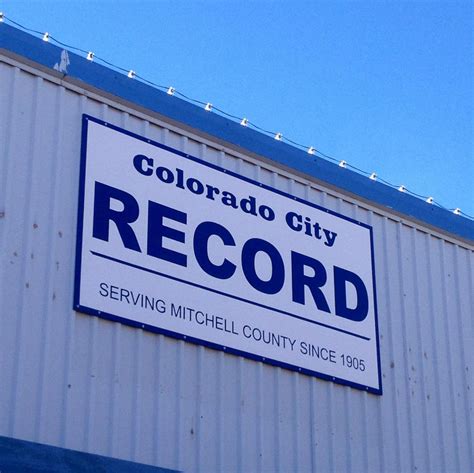 Colorado City Record Colorado City Tx