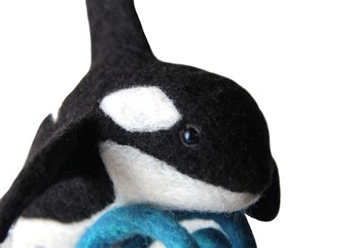 Orca Figurine Needle Felt Animals Killer Whale Orca Sculpture Etsy