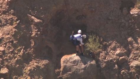 Injured Hiker Rescued After Being Stranded In A Canyon Cbs 42