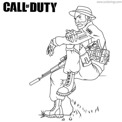 Coloring Call Of Duty Game Coloring Pages