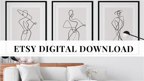 Etsy Digital Downloads Review And How To Print Youtube