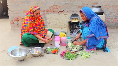 Village Cooking Of Punjabi People Indian Rural Life Of Punjab 🖤