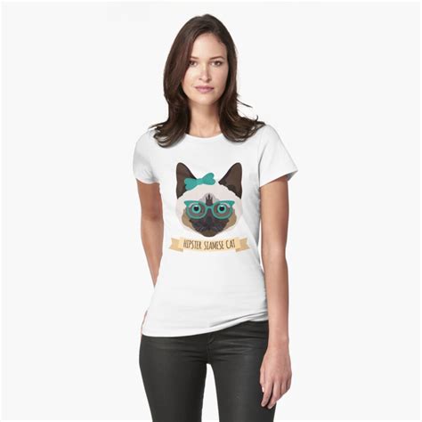 Hipster Siamese Cat T Shirt By Classicalhollow Redbubble