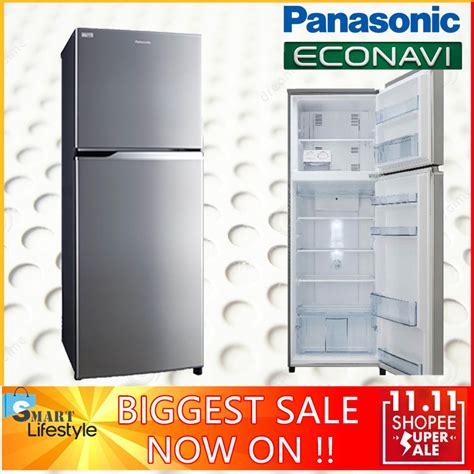 Panasonic Econavi Inverter 2 Door Top Freezer Refrigerator Nr Bl308psmy