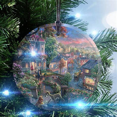 This is a picture featuring the characters from the 1955 disney classic, lady & the tramp (500 pieces). Trend Setters Thomas Kinkade (Lady and the Tramp) Hanging ...