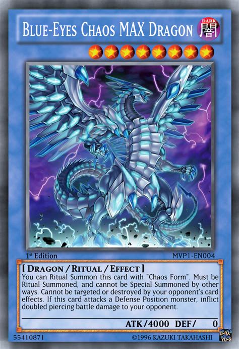 blue eyes chaos max dragon by yugi master on deviantart