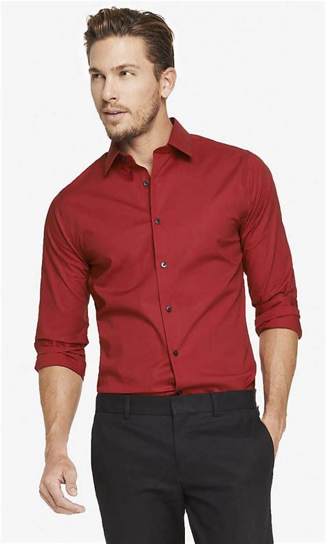 Shirt Outfit Men Red Shirt Outfits Mens Red Dress Shirt