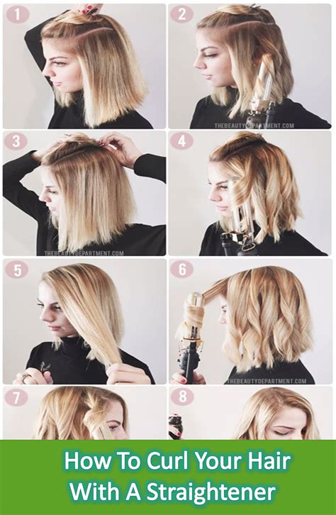 79 Stylish And Chic How Do You Curl Your Hair With A Straightener For