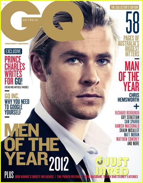 Chris Hemsworth Covers Gq Australia Men Of The Year Issue Photo 2756497 Chris Hemsworth