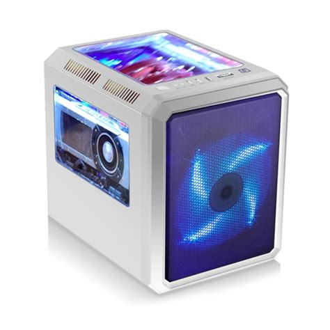 Gabinete K Mex Cg Rc Microcraft Ii Gamer Cubo Microatx Itx Branco