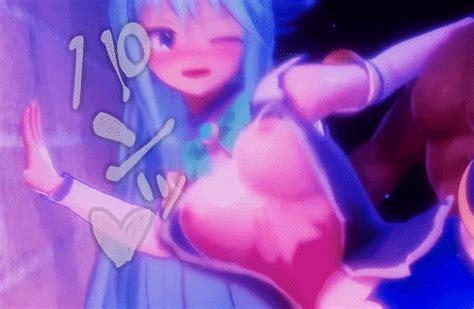 Konosubas Worthless Goddess Aqua Whores Herself In Animation Sankaku Complex