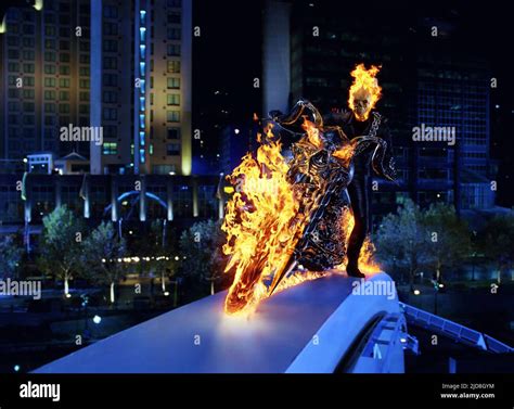 The Ghost Rider Ghost Rider 2007 Stock Photo Alamy