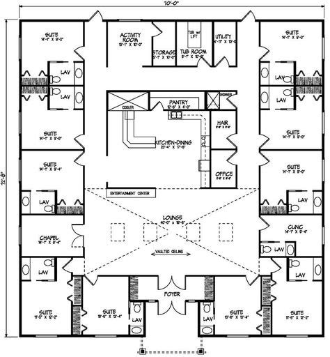 16 Assisted Living Facility Floor Plans Ideas Floor Plans Assisted