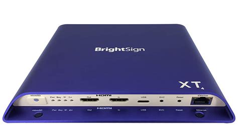 Brightsign Xt1144 4k Expanded Io Html5 Media Player Kingly Pte Ltd