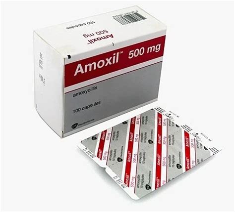 500 Mg Amoxil Capsule At Rs 800box Almox Amoxicillin Capsule 500mg
