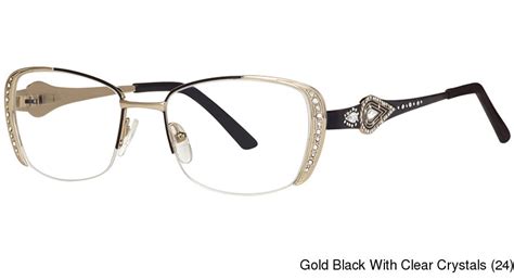 buy caviar austrian crystal 2620 semi rimless half frame prescription eyeglasses