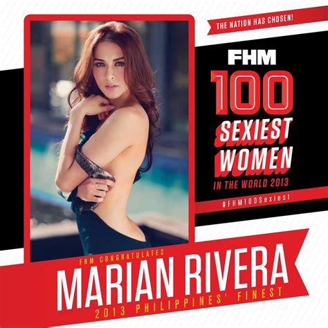 marian rivera is top winner of fhm philippines 100 sexiest ~ wazzup pilipinas news and events