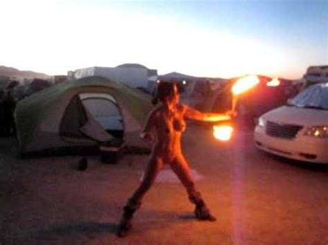 Burning Man 2010 Hot Fire Dancer YouTube