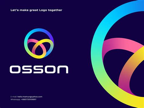 Osson Modern Letter O Logo Design By Al Mamun Logo And Branding