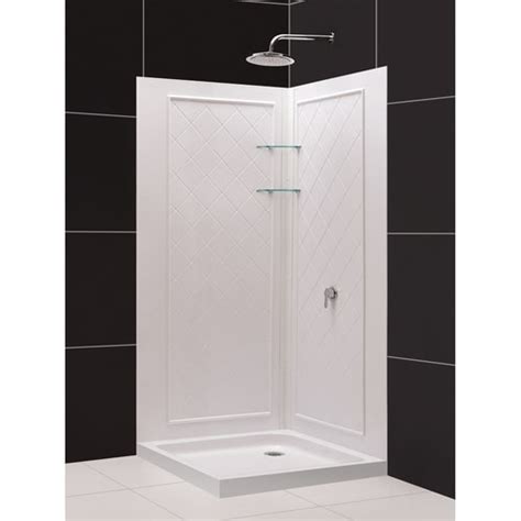 Dreamline Qwall 4 White Shower Wall Surround Corner Wall Panel Common
