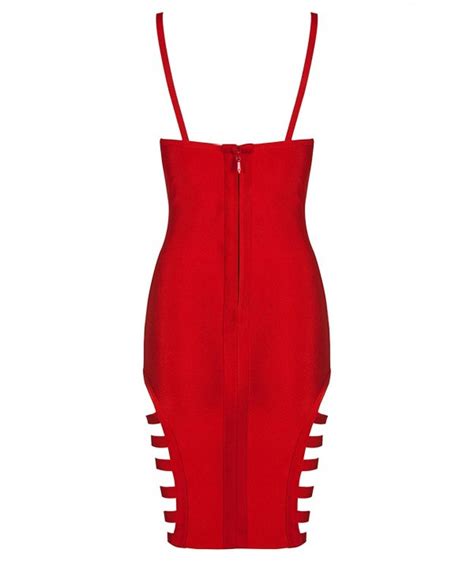 Womens Bandage Dress Sexy Cut Out Strappy Bodycon Club Party Dresses