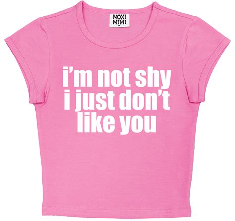 Im Not Shy I Just Dont Like You In Pink Moxi Mimi